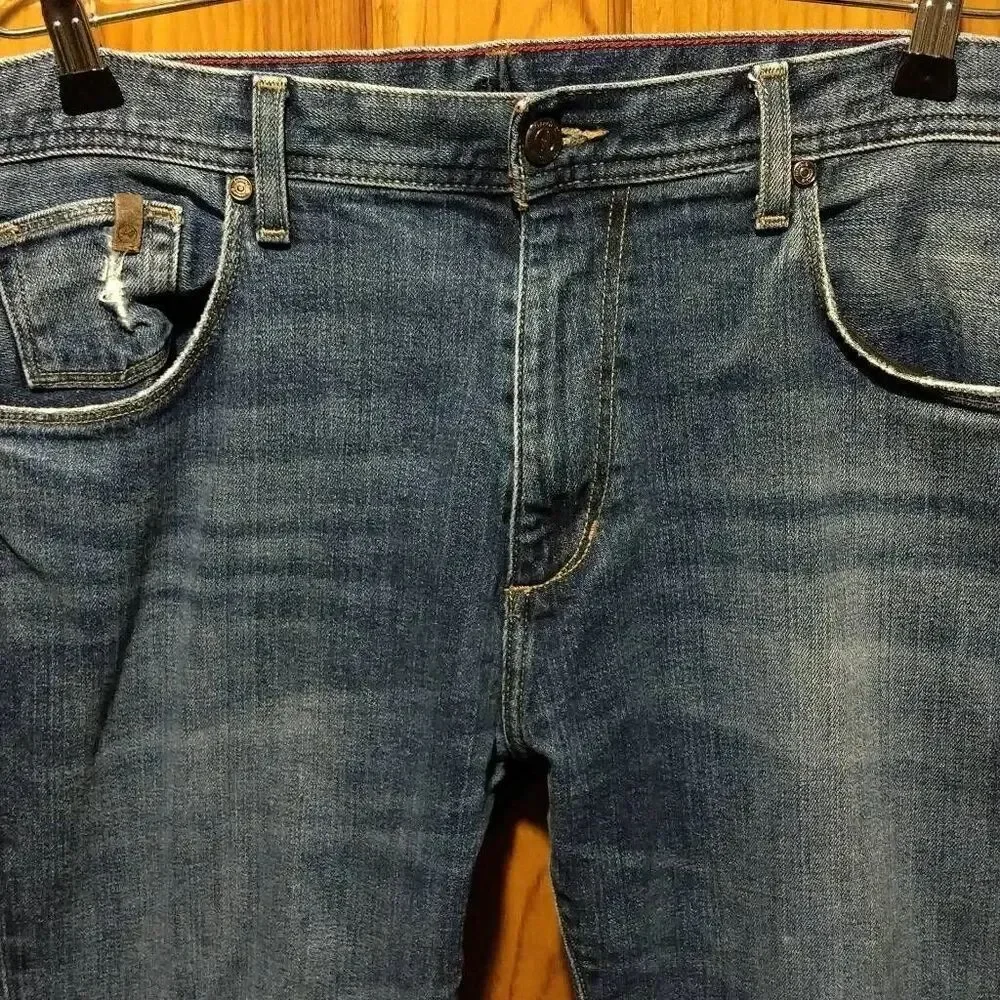 Johnnie-O Dos Stretch Cotton Denim Blue Jeans Men's 36x30